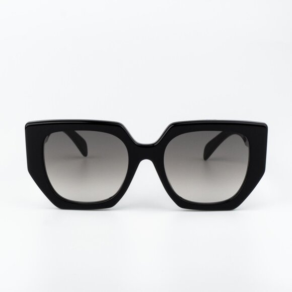 Celine TRIOMPHE Women Sunglasses Black Brown Gradient Butterfly CL40239F 01F - Picture 4 of 14